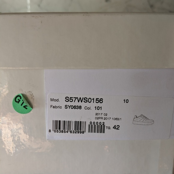 Maison Margiela Men's White Learher Sneaker - Picture 4 of 7